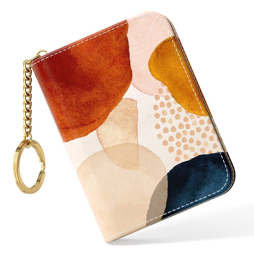 4190 Credit Card Holder, Small RFID Card Wallet , Slim Leather Card Holder